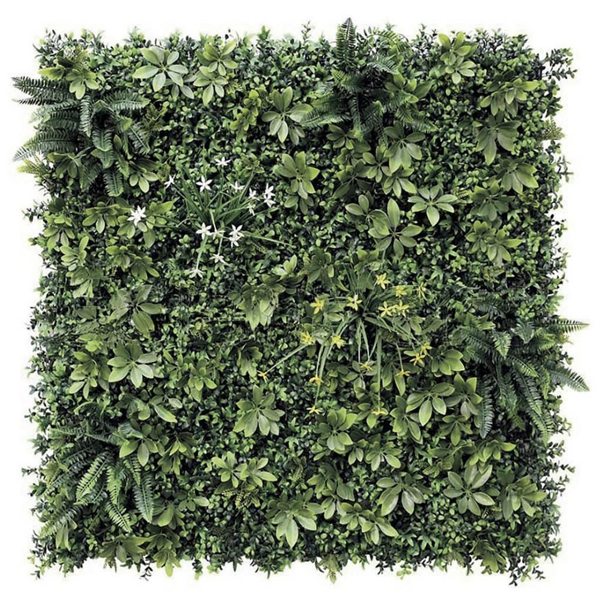 Nortene Panneau décoratif hellene feuillage synthétique - vert - 1x1m