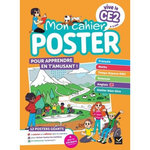 MON CAHIER POSTER VIVE LE CE2. 12 POSTERS GEANTS ET PLEIN DE STICKERS A REPOSITIONNER !, Ledoux Julien