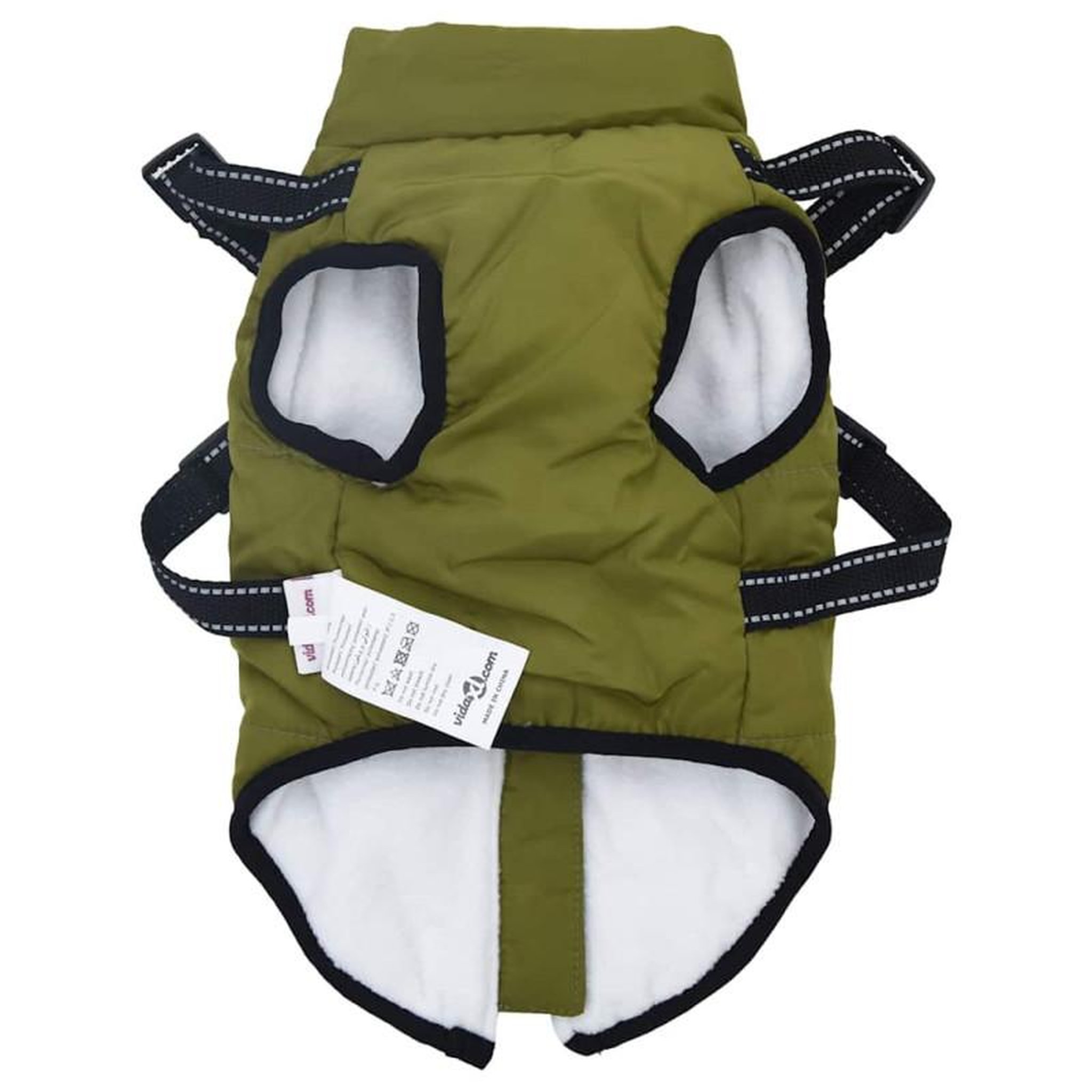 Voir la diapositive 5 : VIDAXL Manteau pour chiens avec harnais imperméable réfléchissant L36