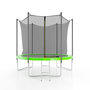 Voir la diapositive 1 : JUMP4FUN Trampoline de jardin ø244 cm- 8FT- Filet intérieur, Matelas de protection et Echelle