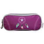 Bagtrotter BAGTROTTER Trousse scolaire 2 compartiments Phileas Attrape Rêve Plumes Violette