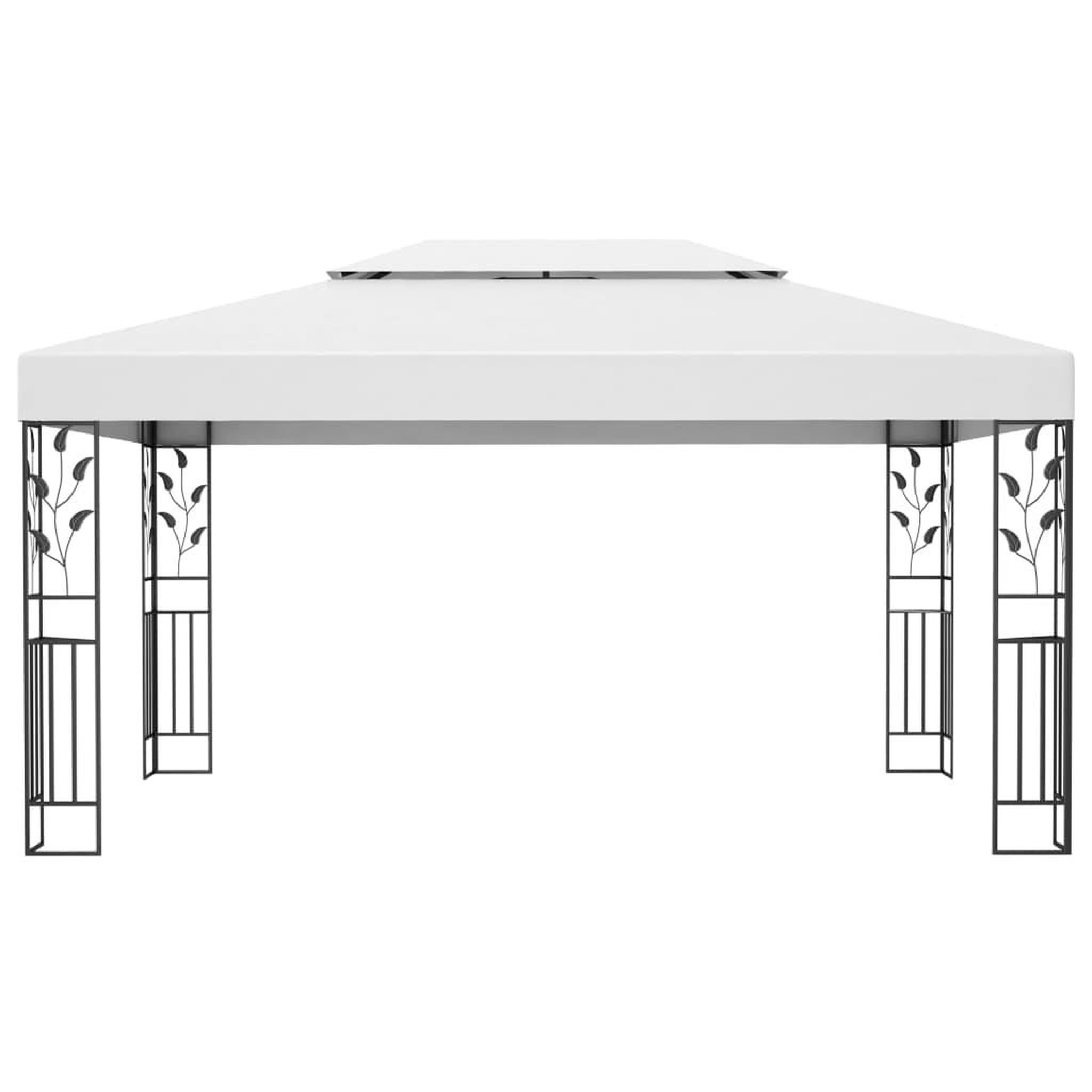 Voir la diapositive 3 : VIDAXL Tonnelle avec double toit 3x4 m Blanc