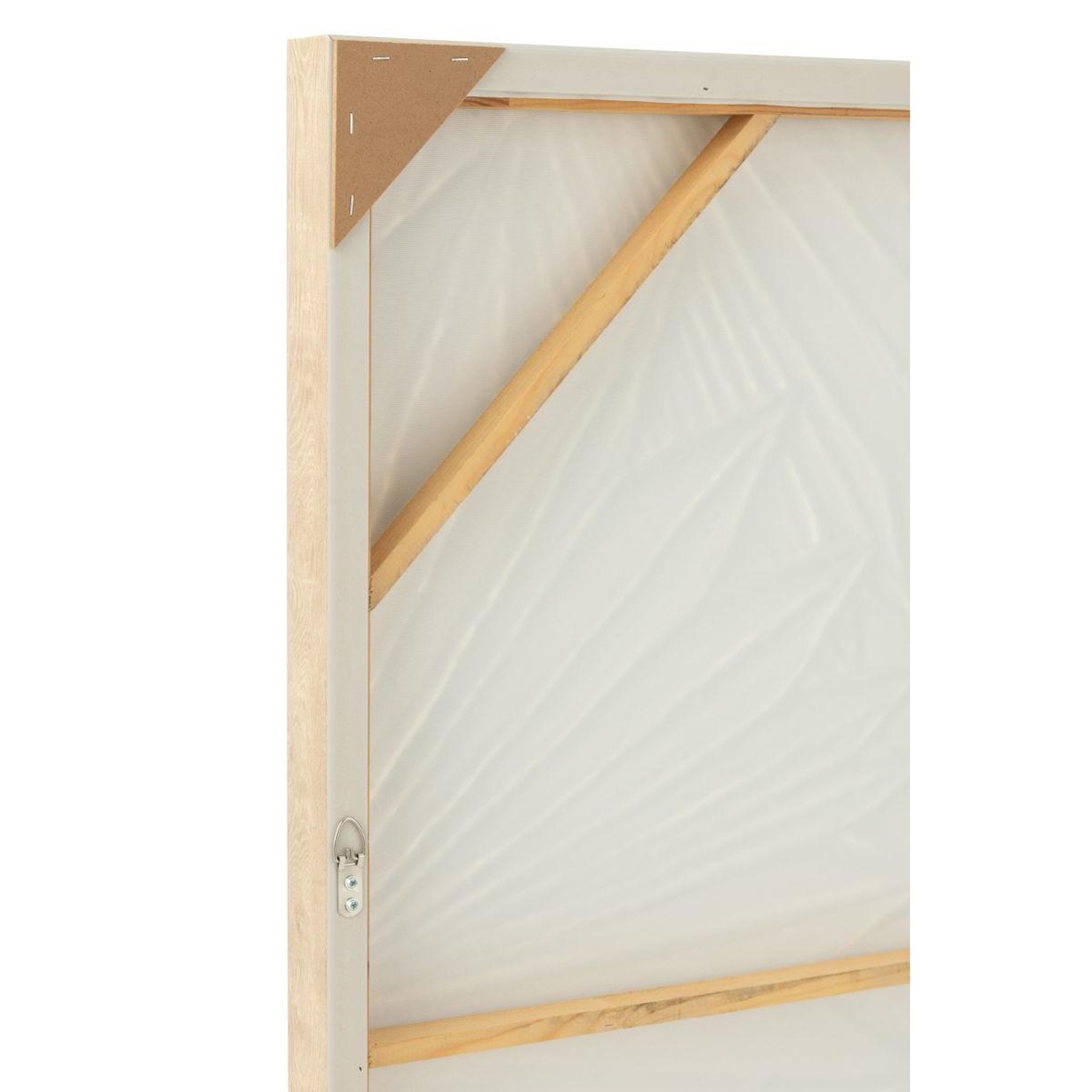 Voir la diapositive 3 : J-LINE Tableau déco  koy  83x123cm blanc