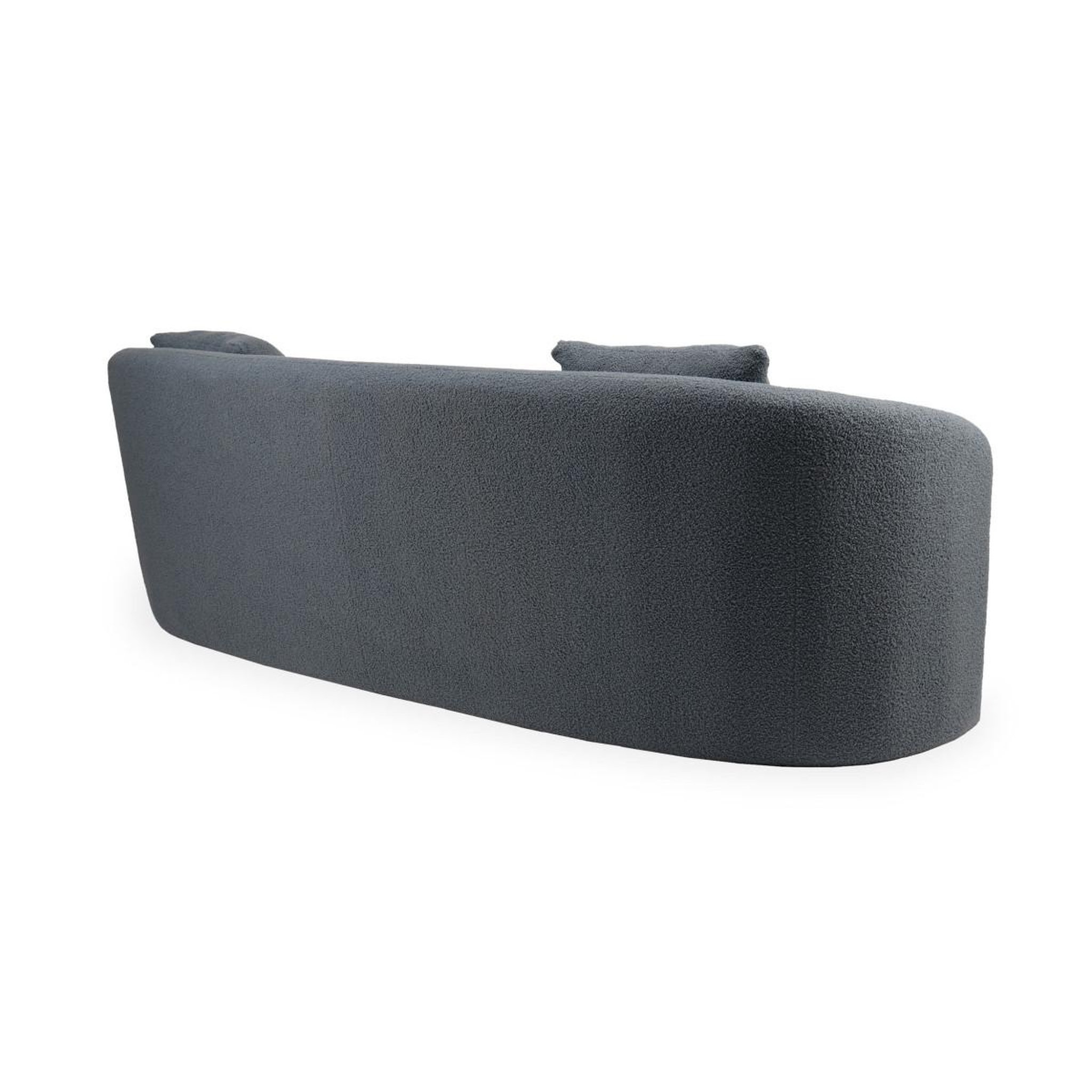 Voir la diapositive 3 : Paris Prix Canapé 4 places en tissu bouclette  brett  215cm gris