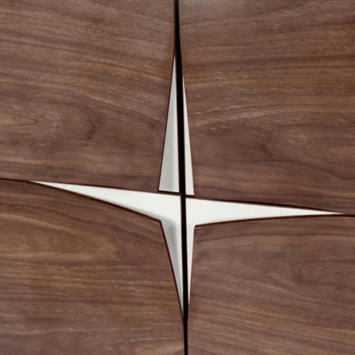 Paris Prix Buffet 4 Portes & 4 Niveaux  Plof  140cm Noyer