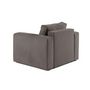 Voir la diapositive 3 : BEST MOBILIER Topaze - fauteuil - en velours texturé
