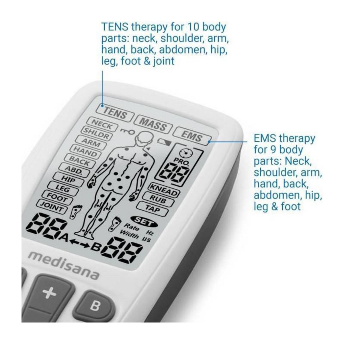 Medisana Medisana Appareil de thérapie contre la douleur 3 en 1 TT 200 Blanc