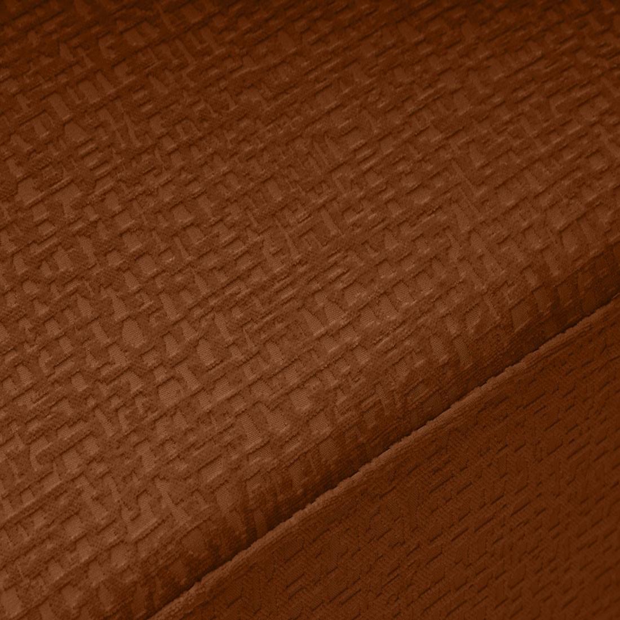 Voir la diapositive 5 : BEST MOBILIER Topaze - pouf - en tissu velours relief