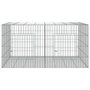 Voir la diapositive 3 : VIDAXL Cage a lapin 2 panneaux 110x79x54 cm Fer galvanise