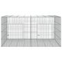 Voir la diapositive 3 : VIDAXL Cage a lapin 2 panneaux 110x79x54 cm Fer galvanise