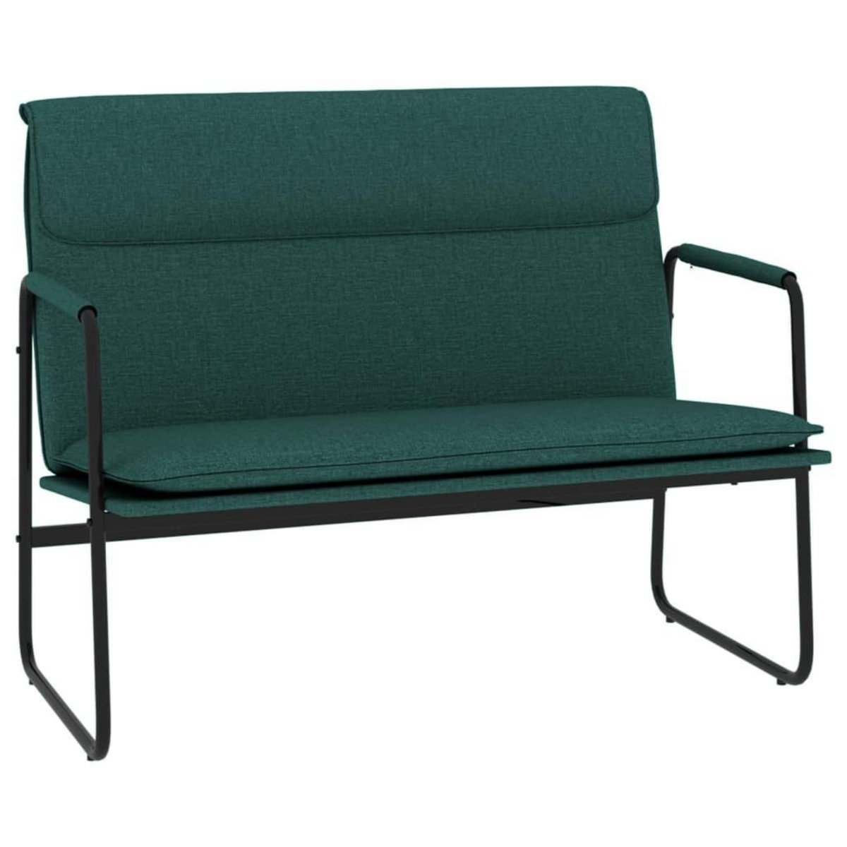 VIDAXL Banc Vert fonce 100x64x80 cm Tissu