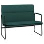 Voir la diapositive 2 : VIDAXL Banc Vert fonce 100x64x80 cm Tissu