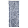 Voir la diapositive 3 : VIDAXL Moustiquaire Bleu blanc et argente 56x185 cm Chenille