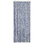 Voir la diapositive 3 : VIDAXL Moustiquaire Bleu blanc et argente 56x185 cm Chenille