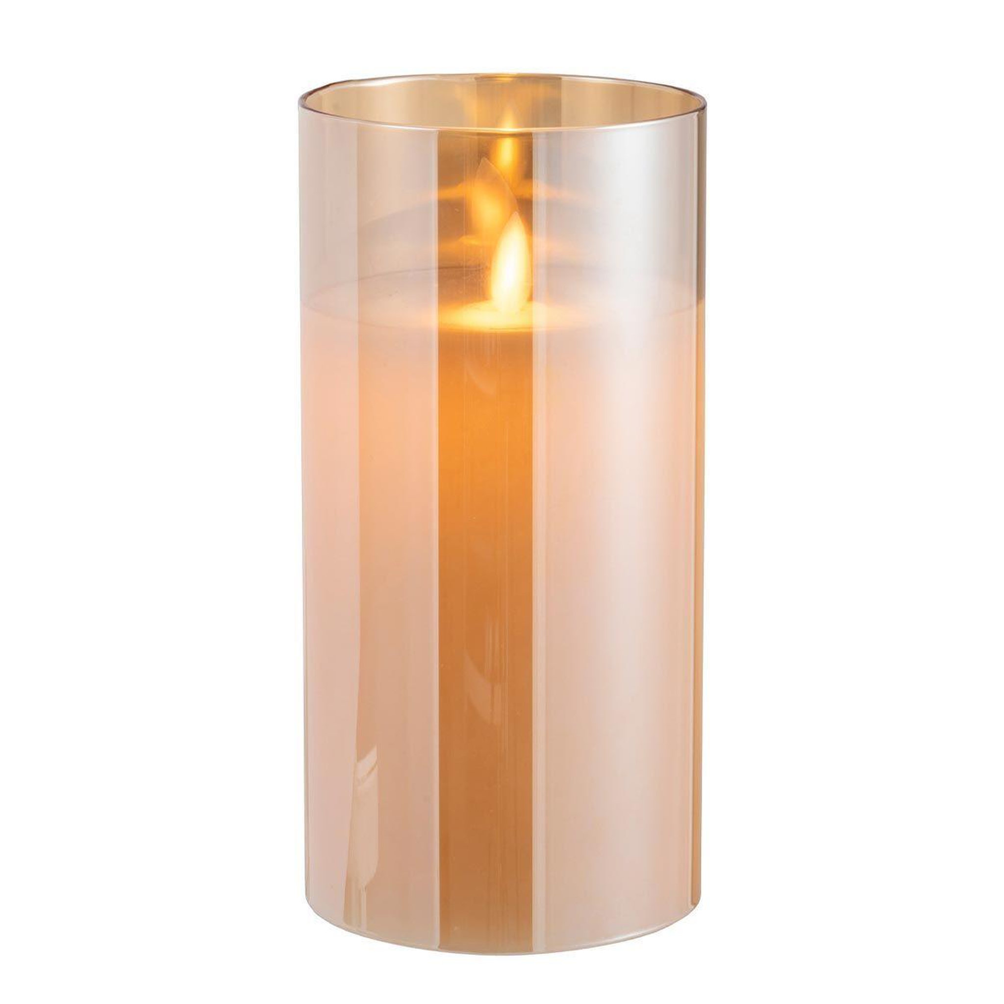Voir la diapositive 2 : J-LINE Lampe à poser en verre led  bright  20cm or