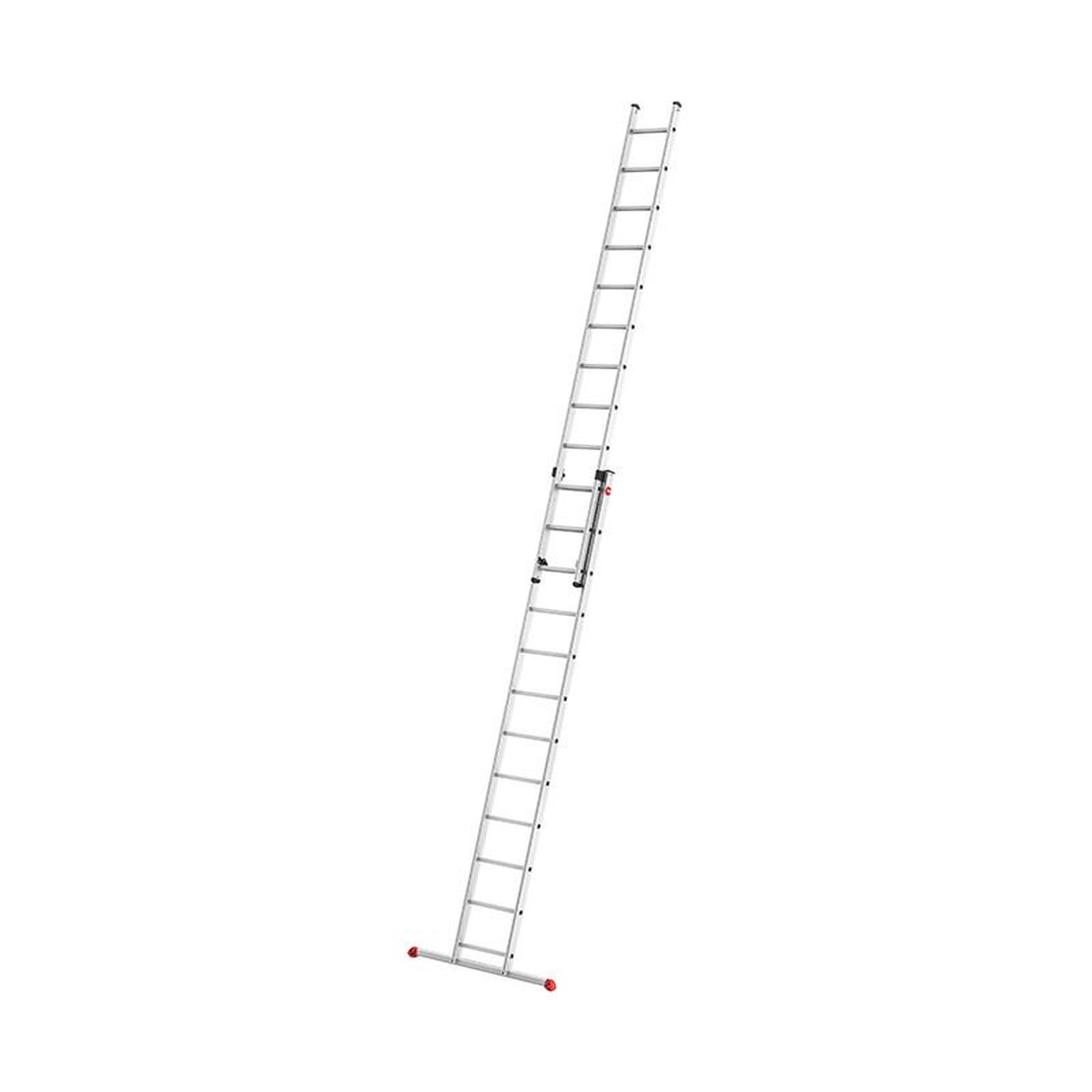 HAILO Echelle coulissante à main 2 plans 2x12 échelons 6m/6,75m en aluminium Hailo ProfiStep Duo