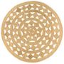 Voir la diapositive 1 : VIDAXL Tapis fait a la main Jute tressee 210 cm