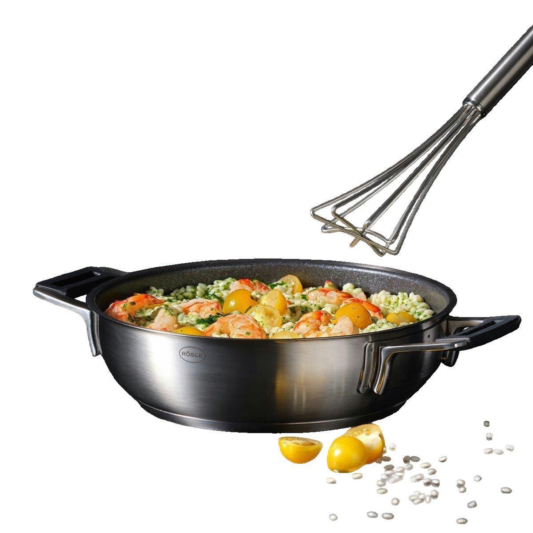 Voir la diapositive 2 : RÃ¶sle Poêle Rösle Silence Pro inox 28 cm