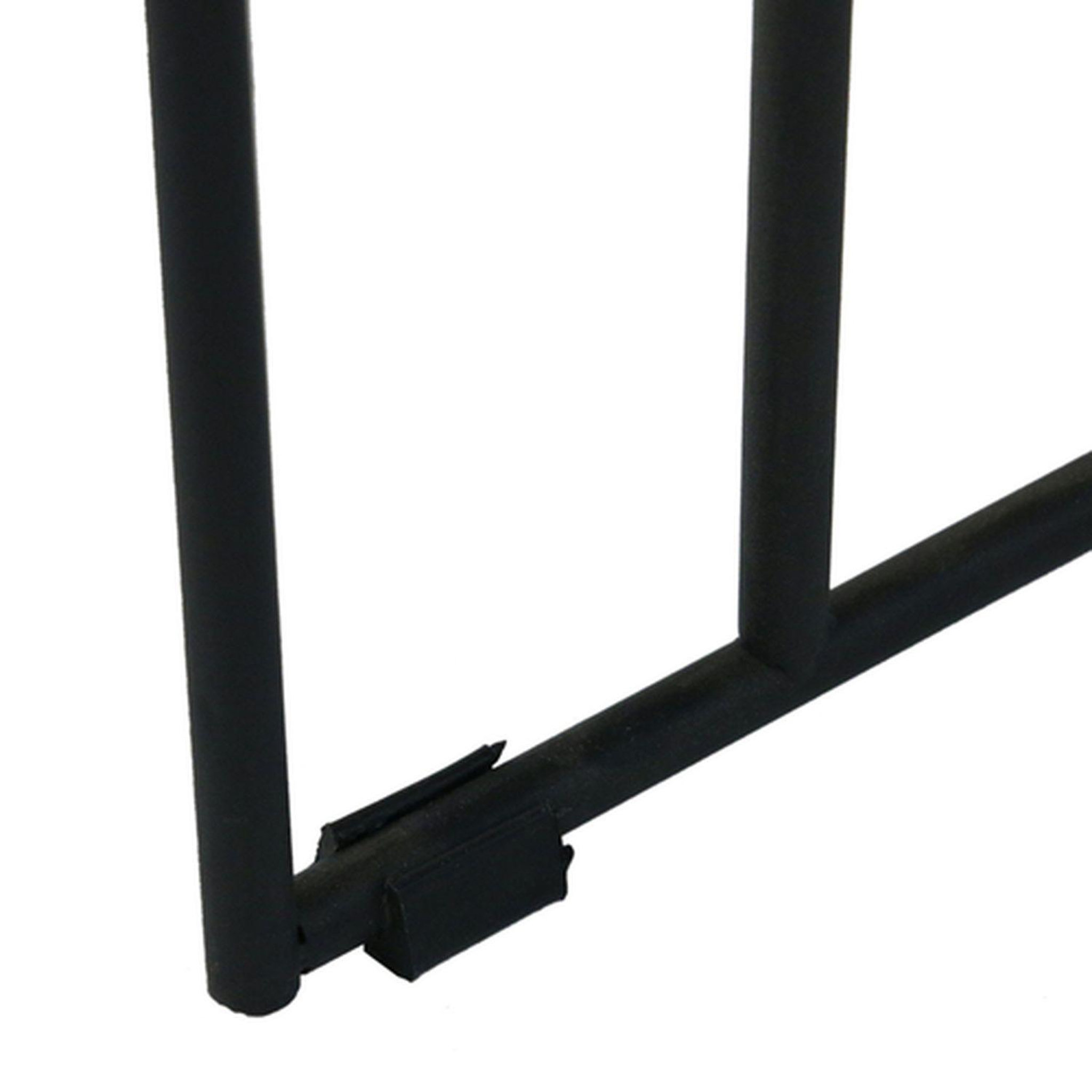 Voir la diapositive 4 : The Home Deco Factory Table basse industrielle bois et métal maverick - diam. 70 x h. 45 cm - noir