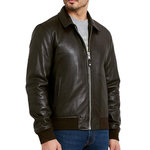 Schott Blouson cuir  Homme Schott Mens  eather Pilot. Coloris disponibles : Marron