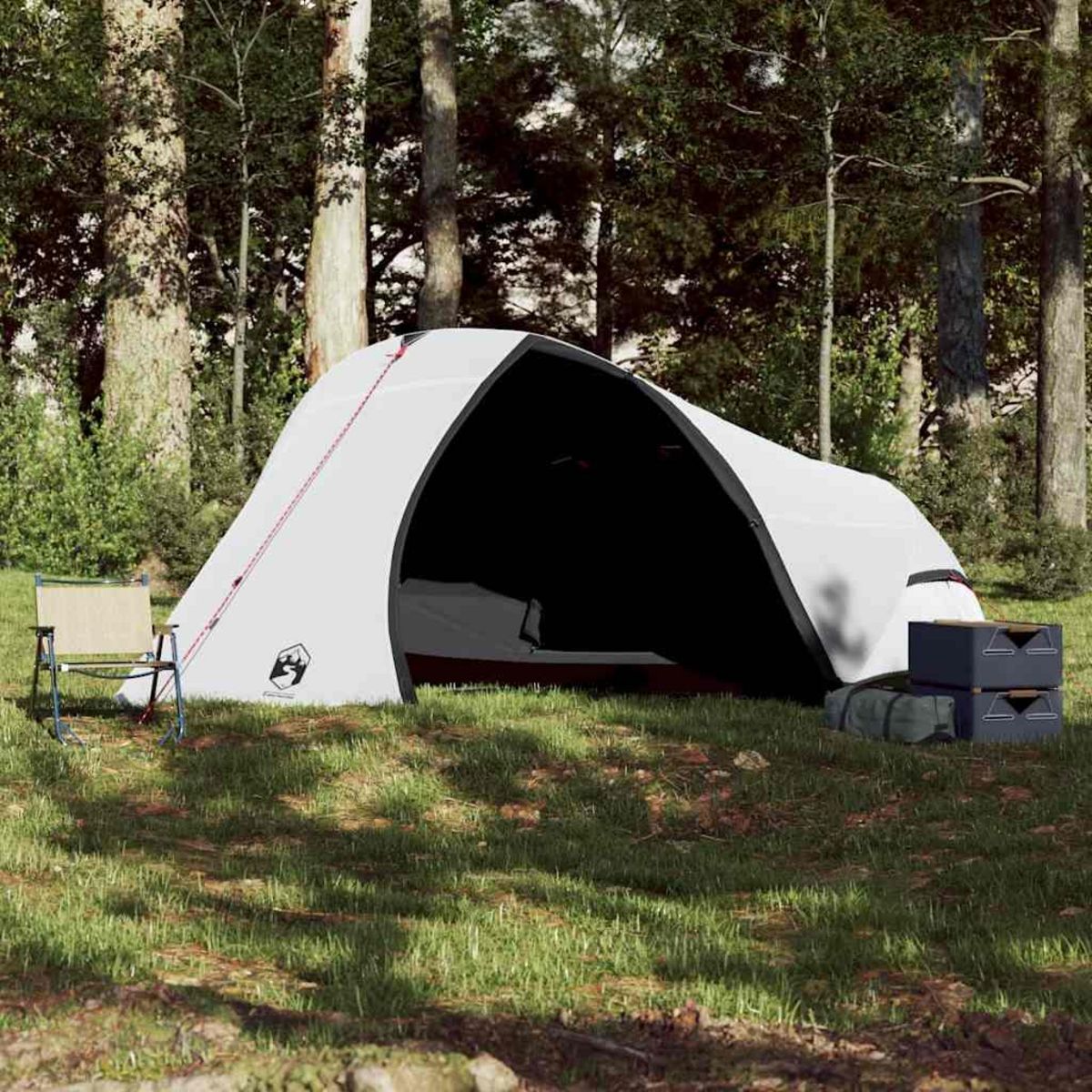 VIDAXL Tente de camping a dome 4 personnes tissu occultant impermeable