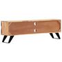 Voir la diapositive 3 : VIDAXL Meuble TV 140x30x45 cm Bois d'acacia massif