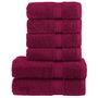 Voir la diapositive 1 : VIDAXL Ensemble de serviettes de qualité supérieure SOLUND 6 pcs