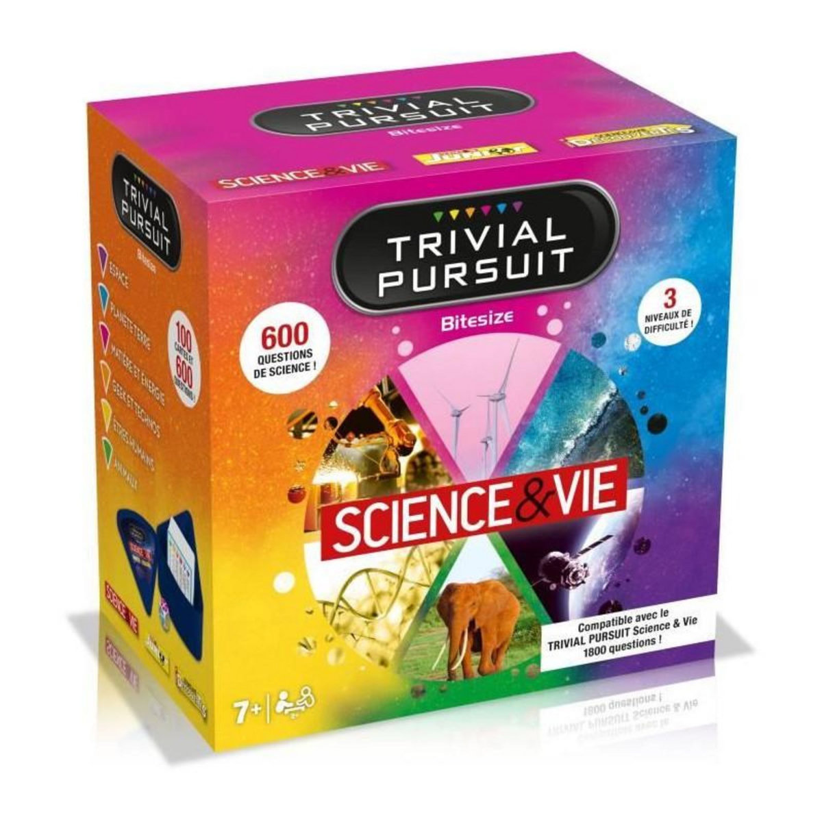 Winning Moves Trivial Pursuit Voyage Science & Vie - Jeu de société - WINNING MOVES - Trivial Pursuit avec 600 questions sur la Science & Vi