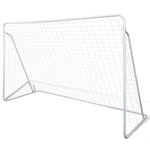VIDAXL Cage de but de football 240x90x150 cm acier haute qualite