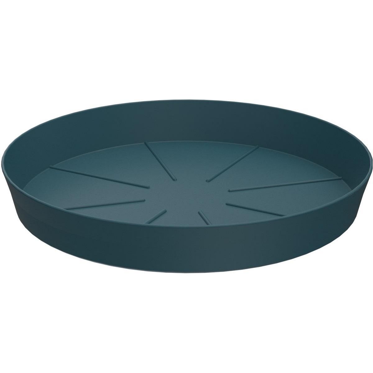 GARDENSTAR Soucoupe en plastique -  26cm pour Pot horticole D40cm - Bleu orage
