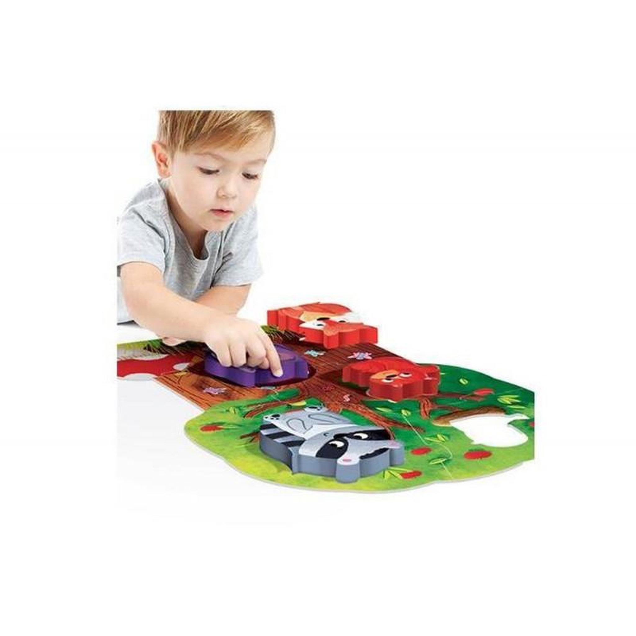 Voir la diapositive 2 : HEADU Jeu découverte Headu Mon Premier Puzzle Montessori La Forêt