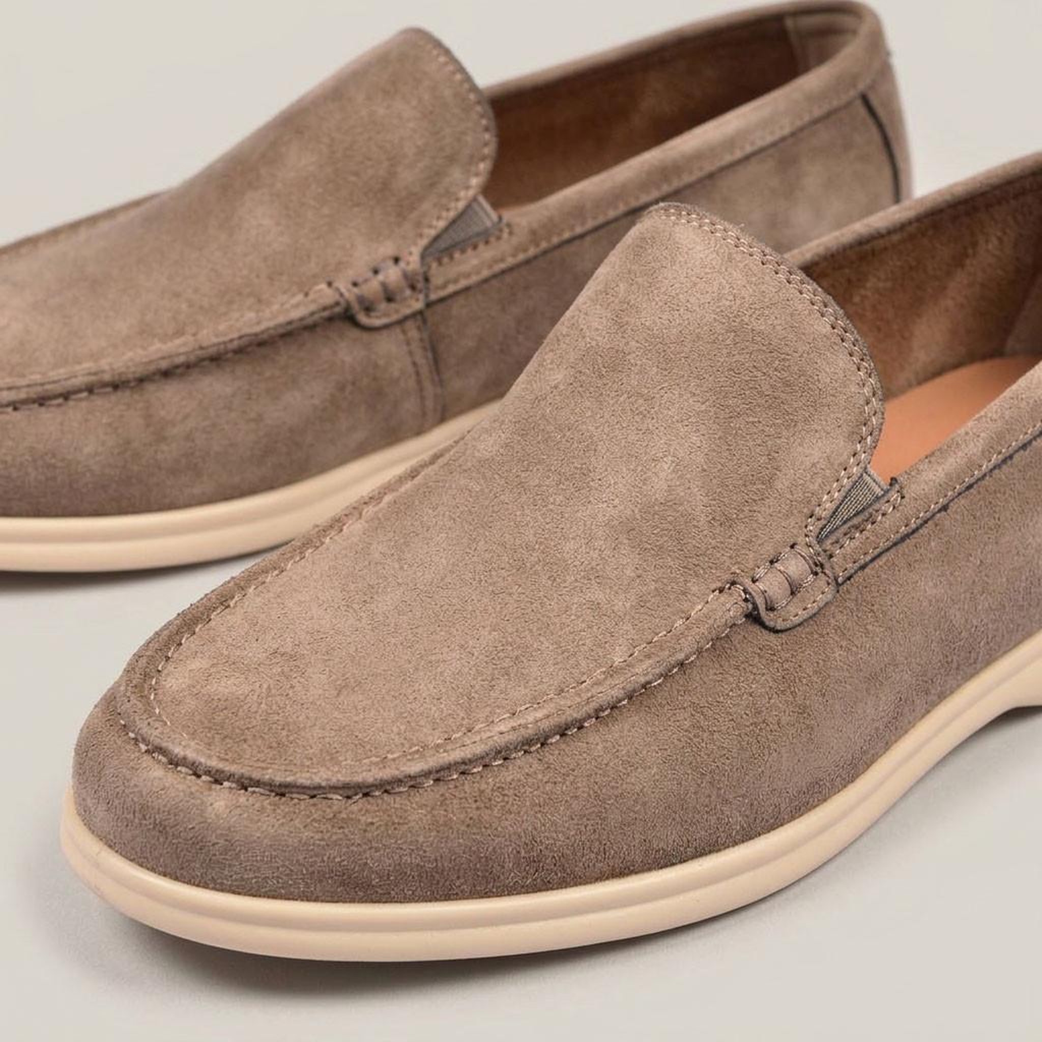 Voir la diapositive 6 : OZABI OZABI Mocassins Homme Premium Suédine Confort Slip-On