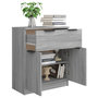 Voir la diapositive 4 : VIDAXL Buffet Sonoma gris 60x30x70 cm Bois d'ingenierie