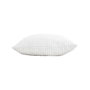 Voir la diapositive 2 : Paris Prix Coussin Déco en Velours Relief  Swing  45x45cm Blanc