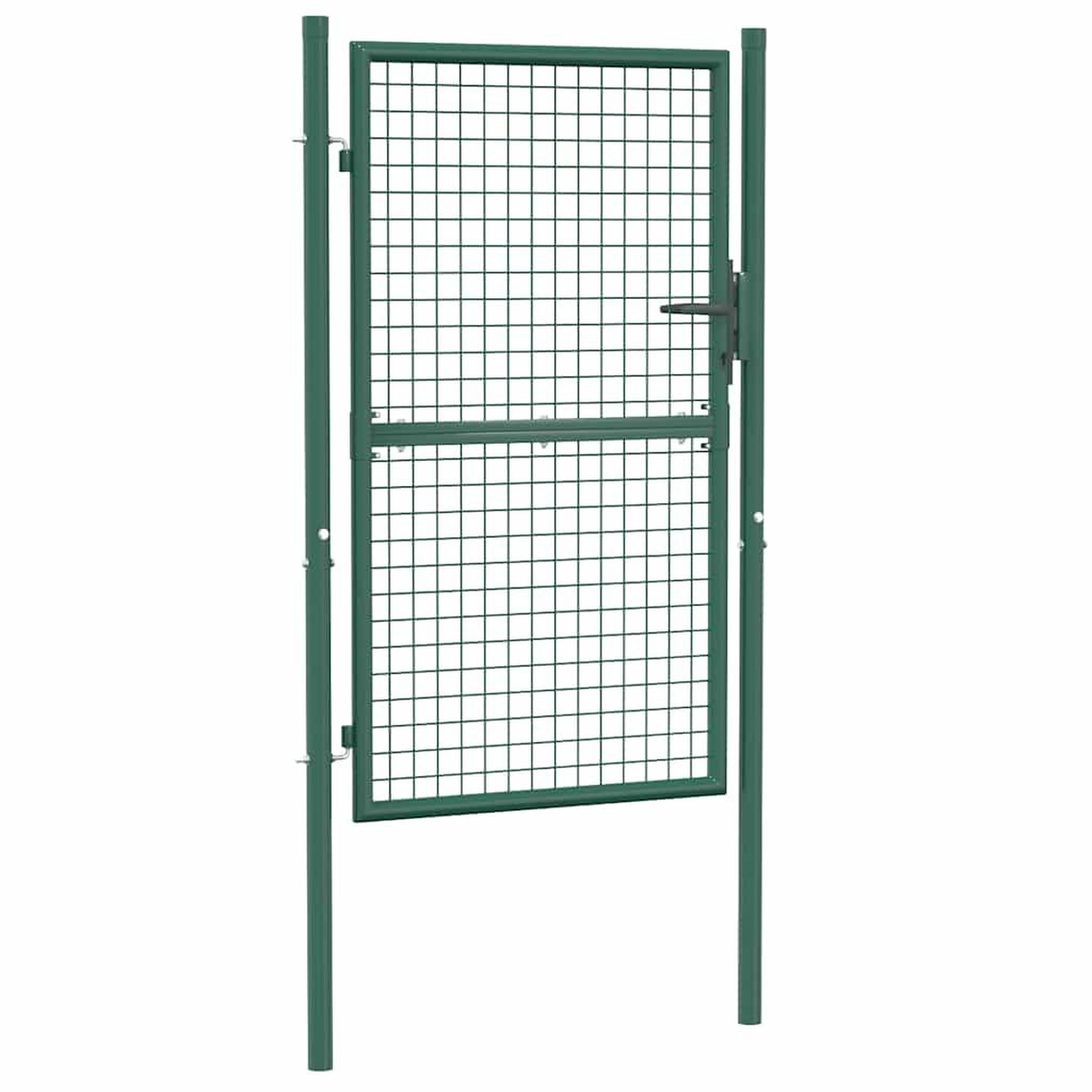 Voir la diapositive 2 : VIDAXL Portail de cloture en acier 100x150 cm vert