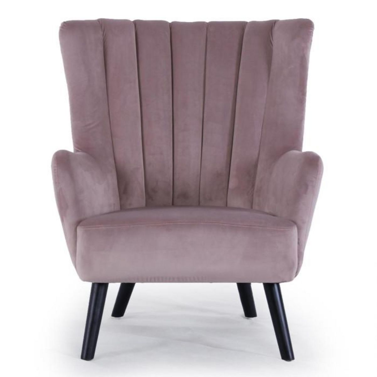 Paris Prix Fauteuil Scandinave Velours  Velvet  94cm Rose