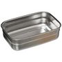 Voir la diapositive 3 : FIVE Lunch Box Repas  Inox & Bambou  0,85L Argent