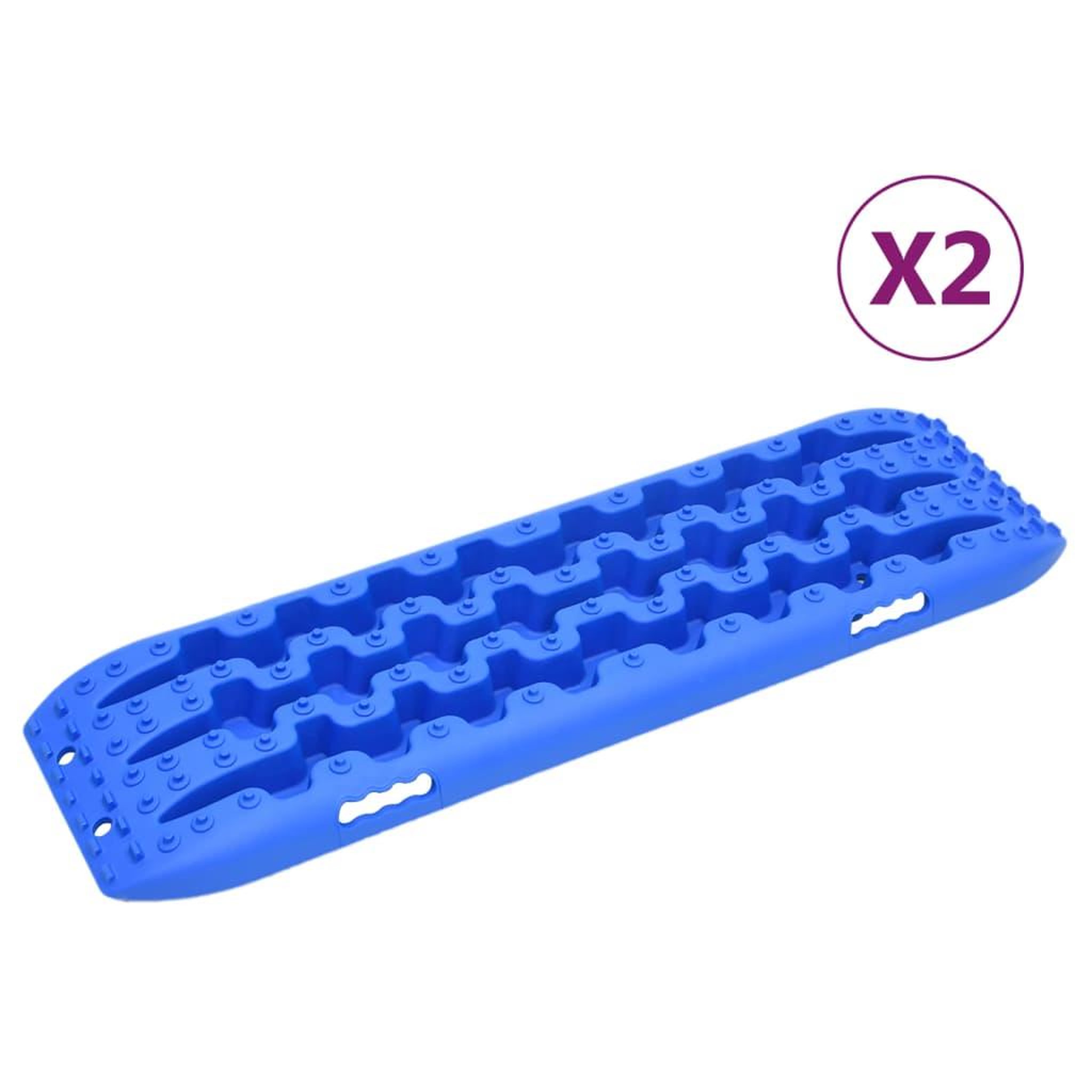 Voir la diapositive 1 : VIDAXL Planches de traction 2 pc Bleu 106x30,5x7 cm Nylon