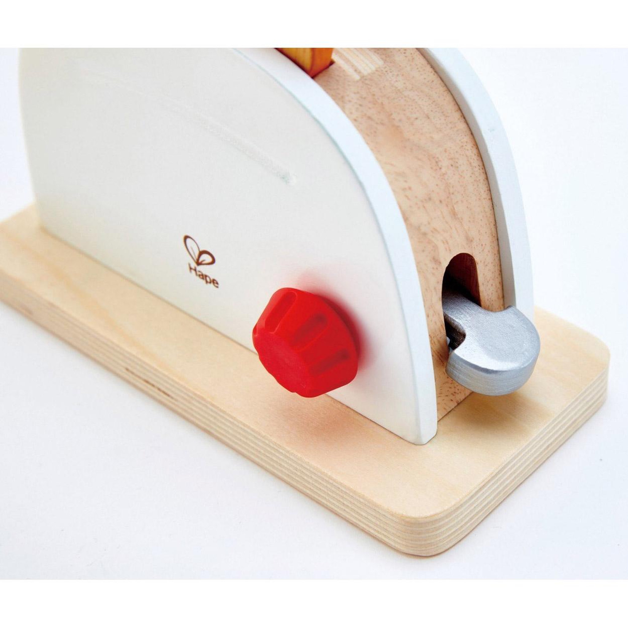 Voir la diapositive 2 : Hape Grille-Pain Blanc avec Fonction Saute-Tartines pour un Petit-Déjeuner Amusant