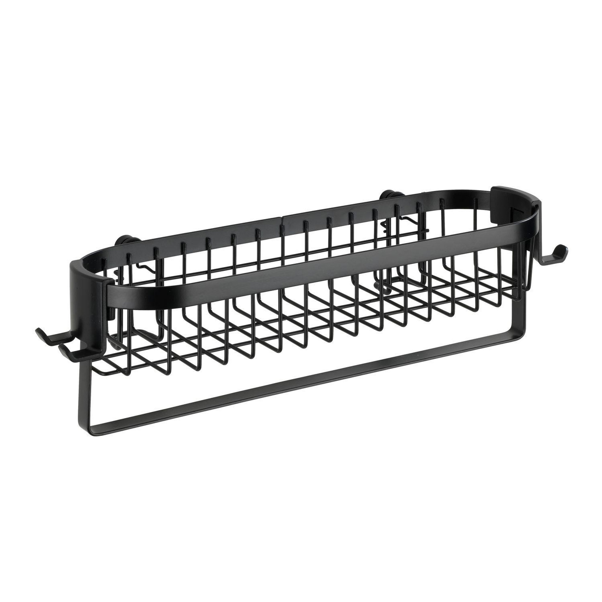 Voir la diapositive 2 : Wenko Etagère murale de salle de bain indus classic - l. 35 cm - noir