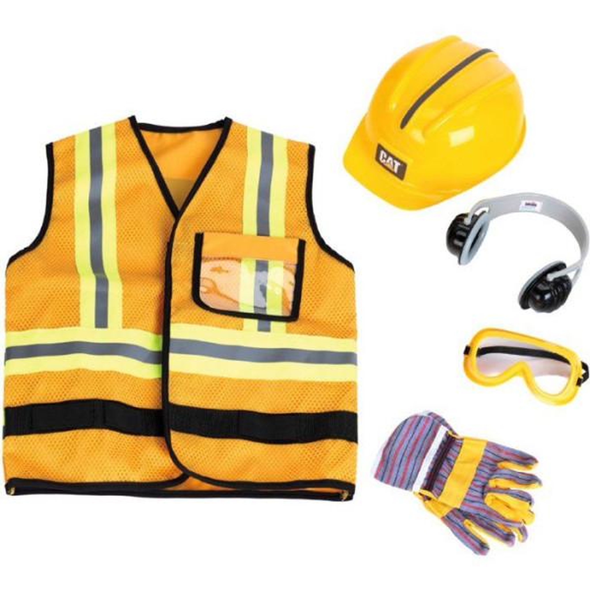 Voir la diapositive 3 : Klein Gilet d'ouvrier de chantier - KLEIN - 3224 - Caterpillar avec accessoires - Jouet d'imitation bricolage - Des 3 ans