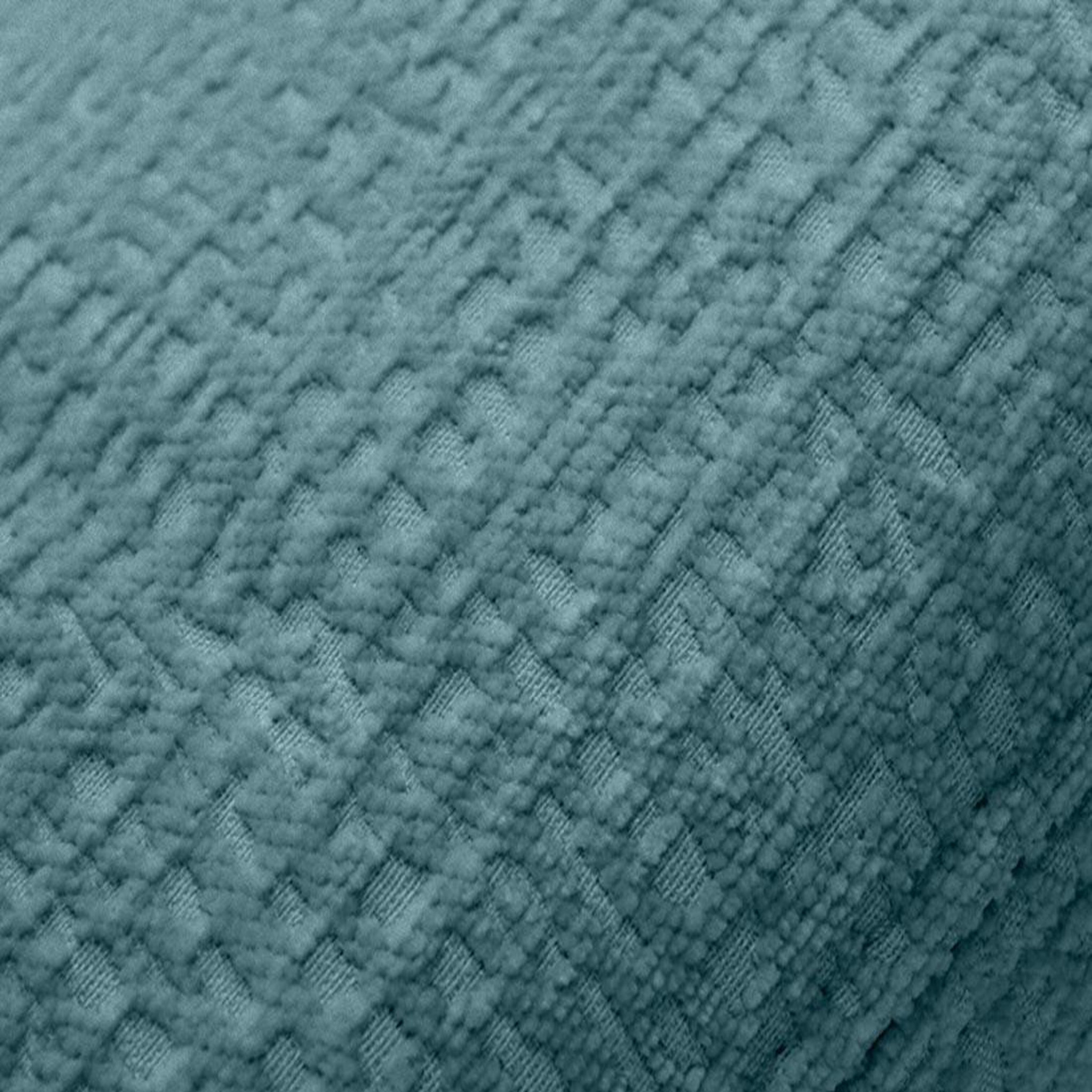 Voir la diapositive 5 : LISA DESIGN Bastille - pouf en tissu velours relief