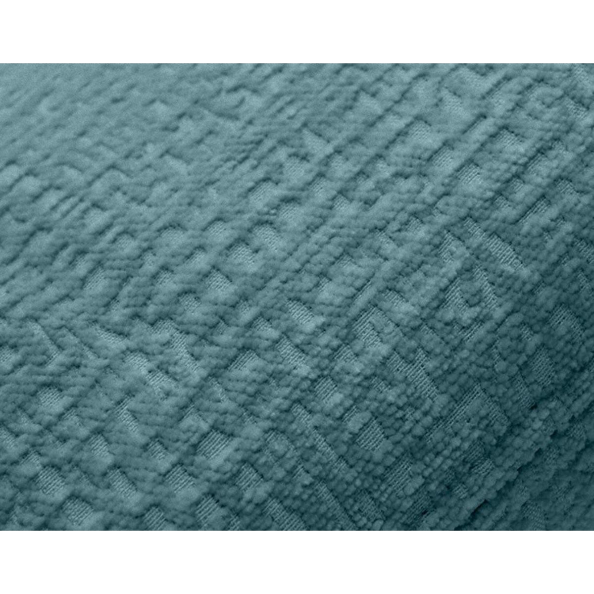 LISA DESIGN Bastille - pouf en tissu velours relief