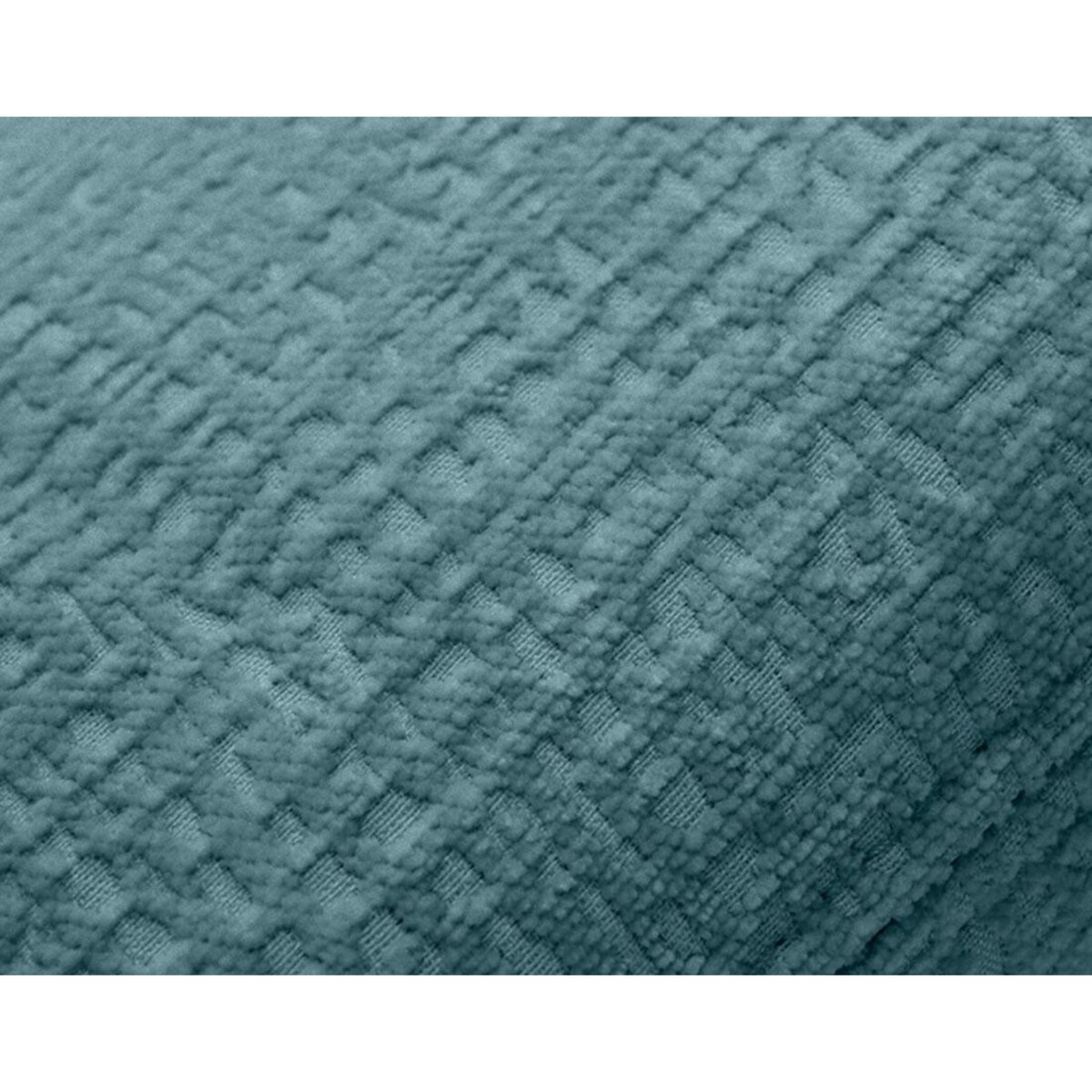 LISA DESIGN Bastille - pouf en tissu velours relief