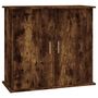 Voir la diapositive 2 : VIDAXL Support pour aquarium chêne fumé 81x36x73 cm bois d ingénierie