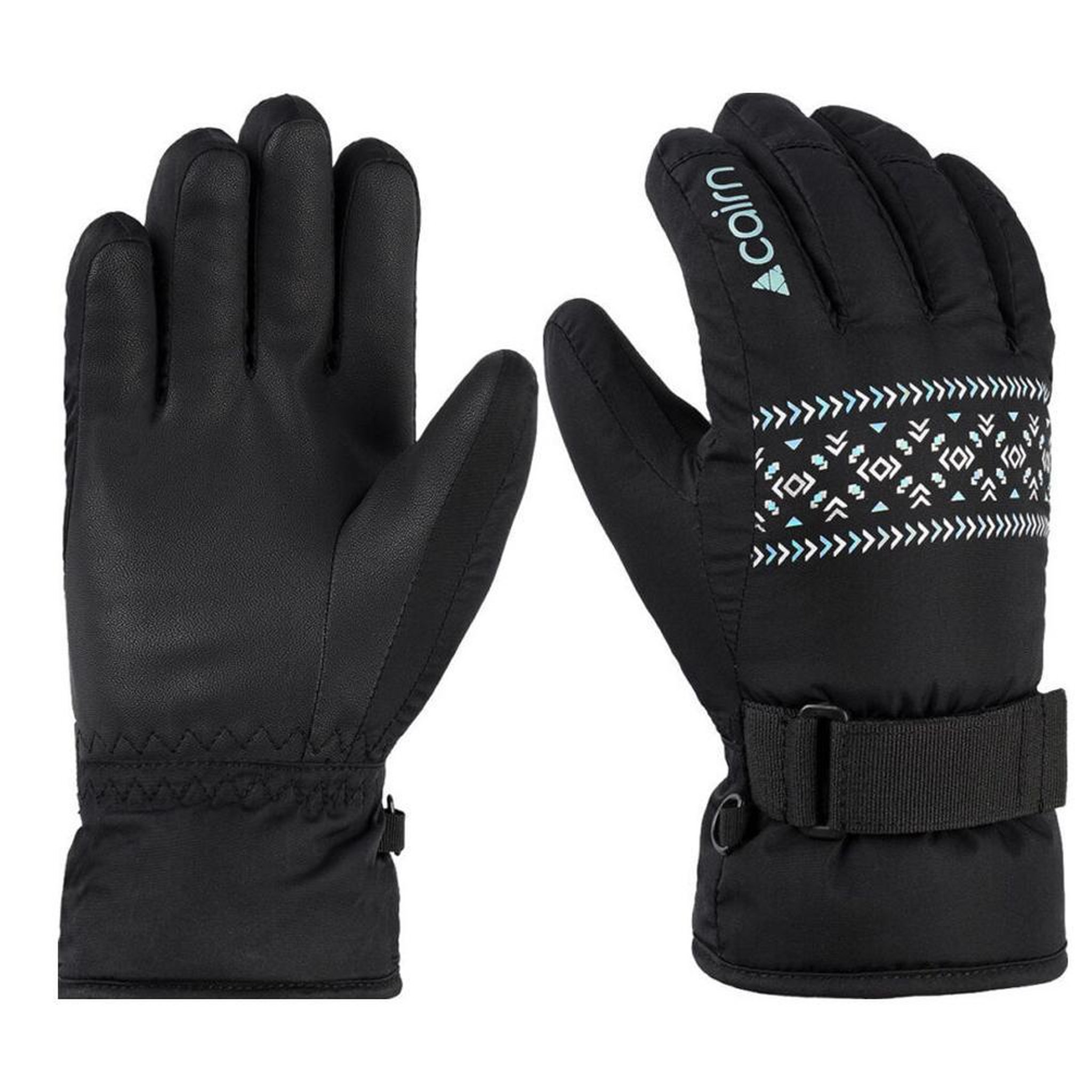 CAIRN Gants Noir/Bleu Garçon/Fille Cairn Madison. Coloris disponibles : Noir