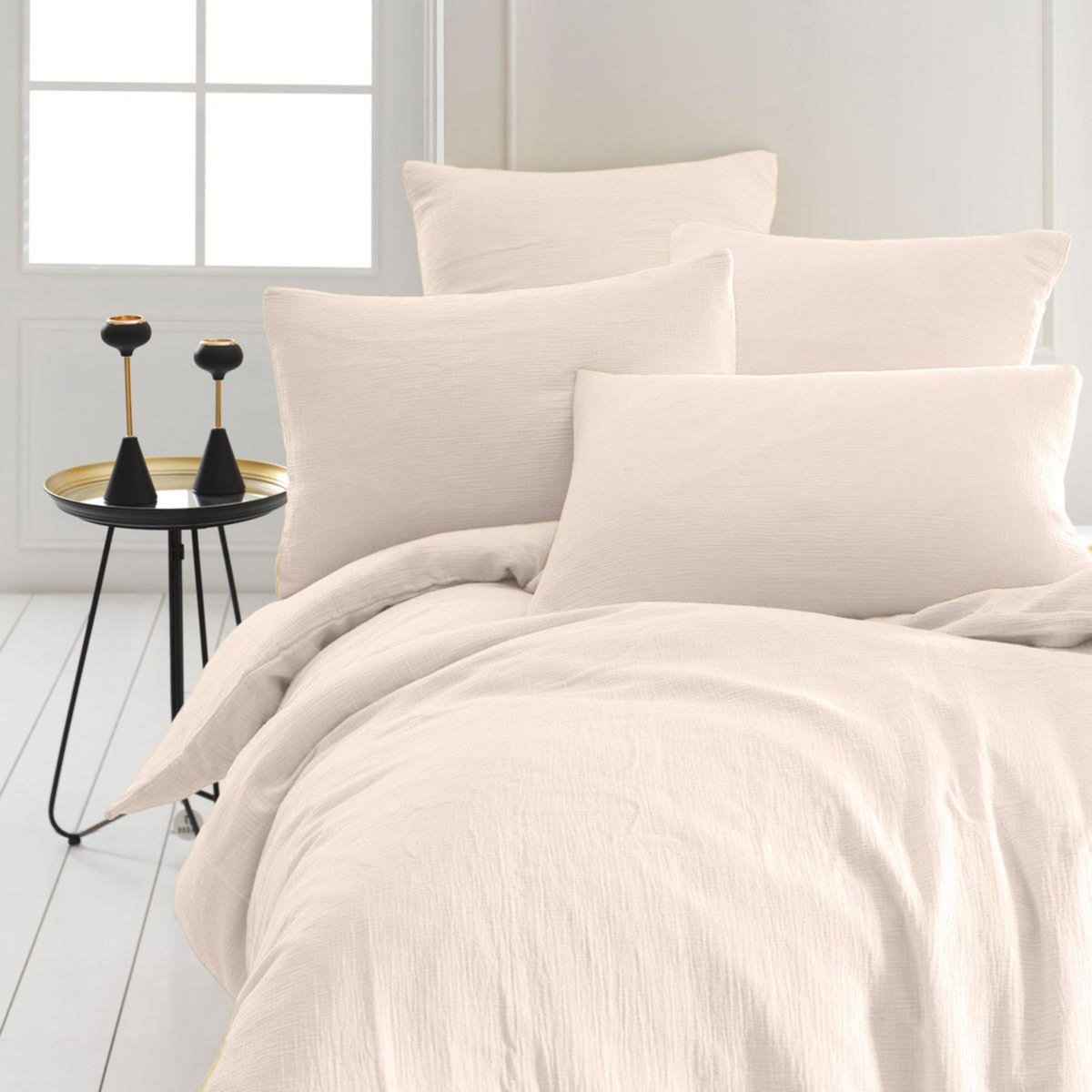 Sensei Maison Drap housse en gaze de coton bonnet 30 cm LOFT