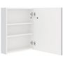 Voir la diapositive 5 : VIDAXL Armoire de salle de bain a miroir LED blanc brillant 50x14x60cm