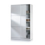 Voir la diapositive 1 : Armoire 2 portes coulissantes BRAGA L120CM