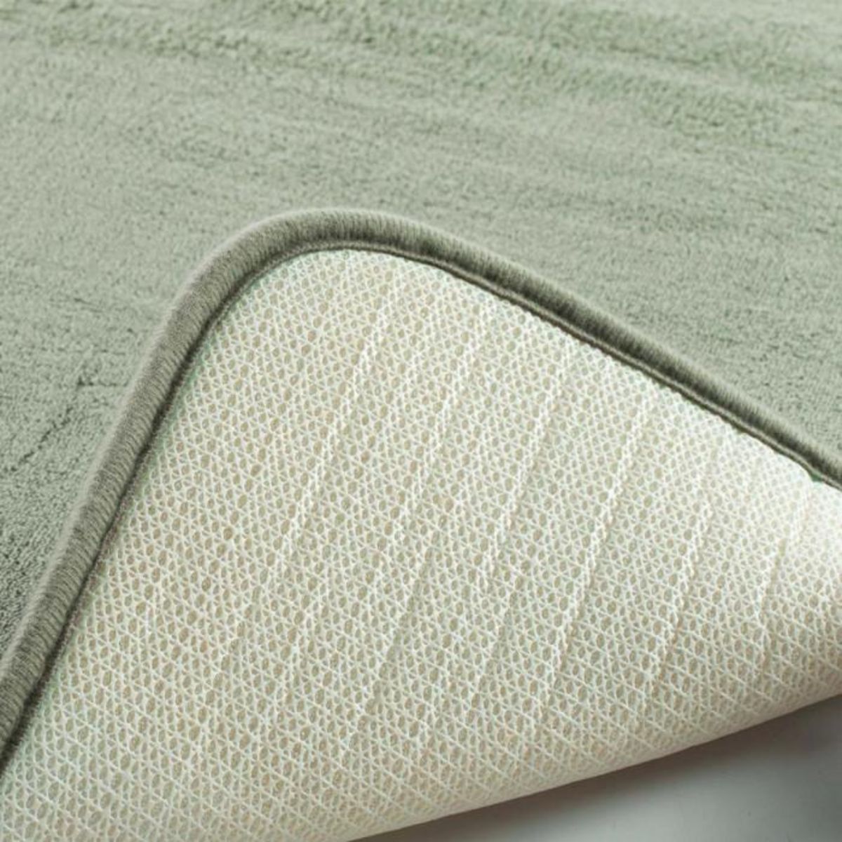 Paris Prix Tapis de Bain Uni  Vitamine  45x75cm Sauge